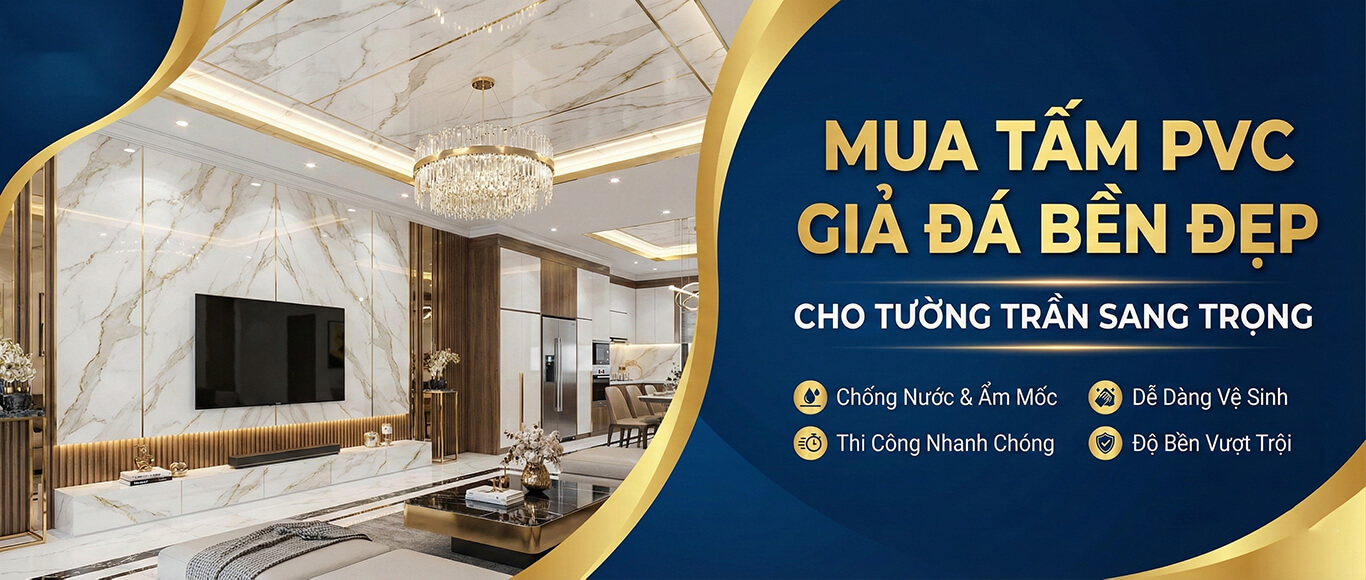 Mua tấm pvc giả đá bền đẹp