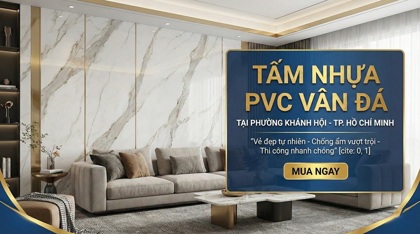 Mua tấm nhựa PVC vân đá tại Phường Khánh Hội Hồ Chí Minh Ngay