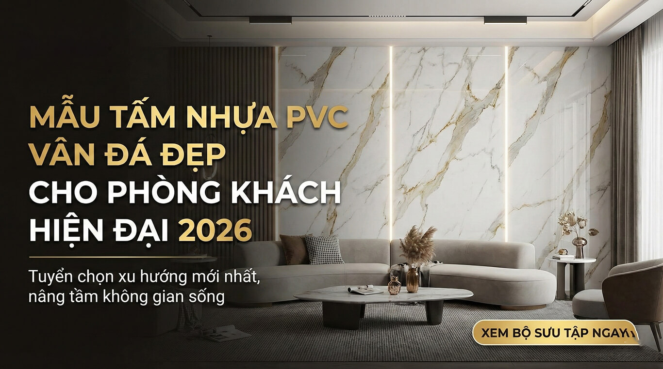 mẫu tấm nhựa pvc vân đá đẹp