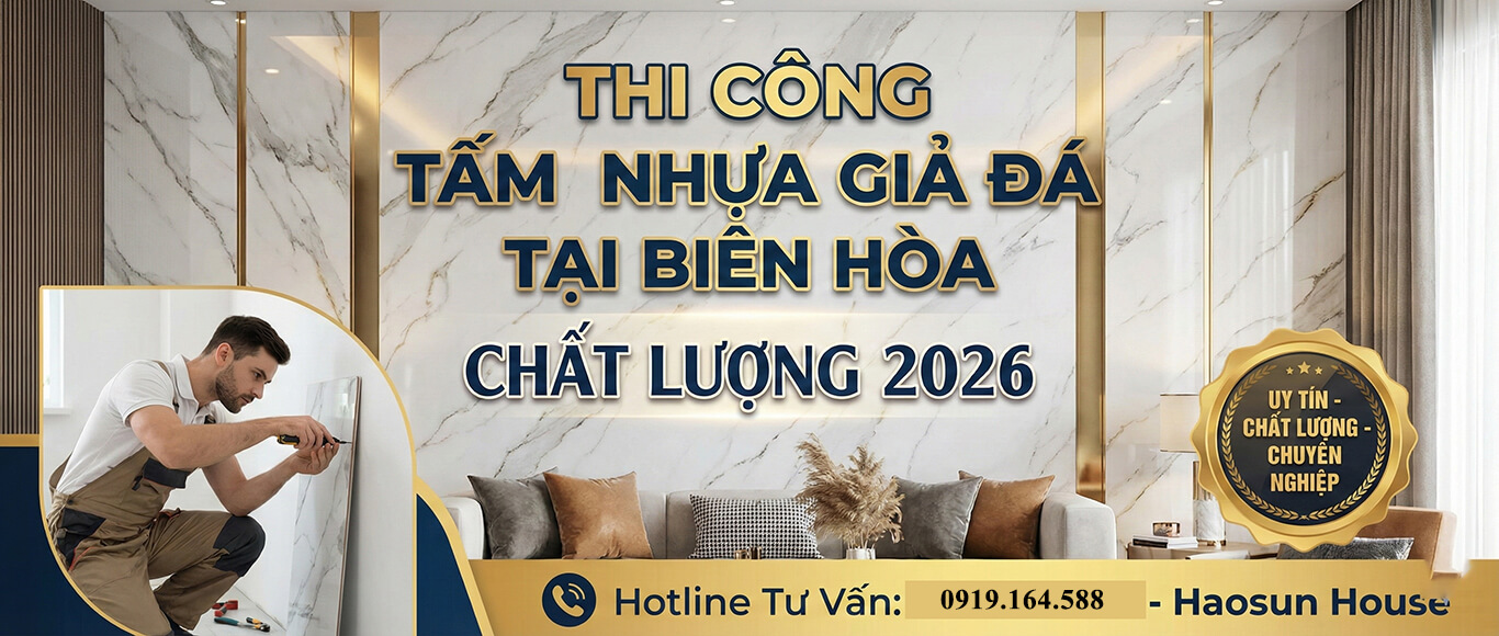 Tư vấn thi công tấm nhựa pvc giả đá tại biên hòa
