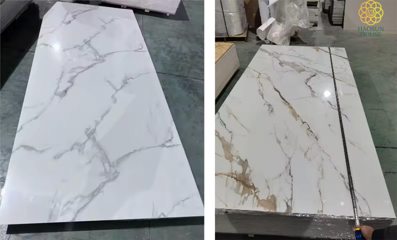 Tấm ốp trân vân đá pvc