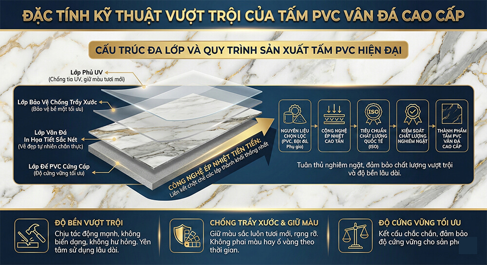 Tấm pvc vân đá giá rẻ ưu đãi lớn 2026